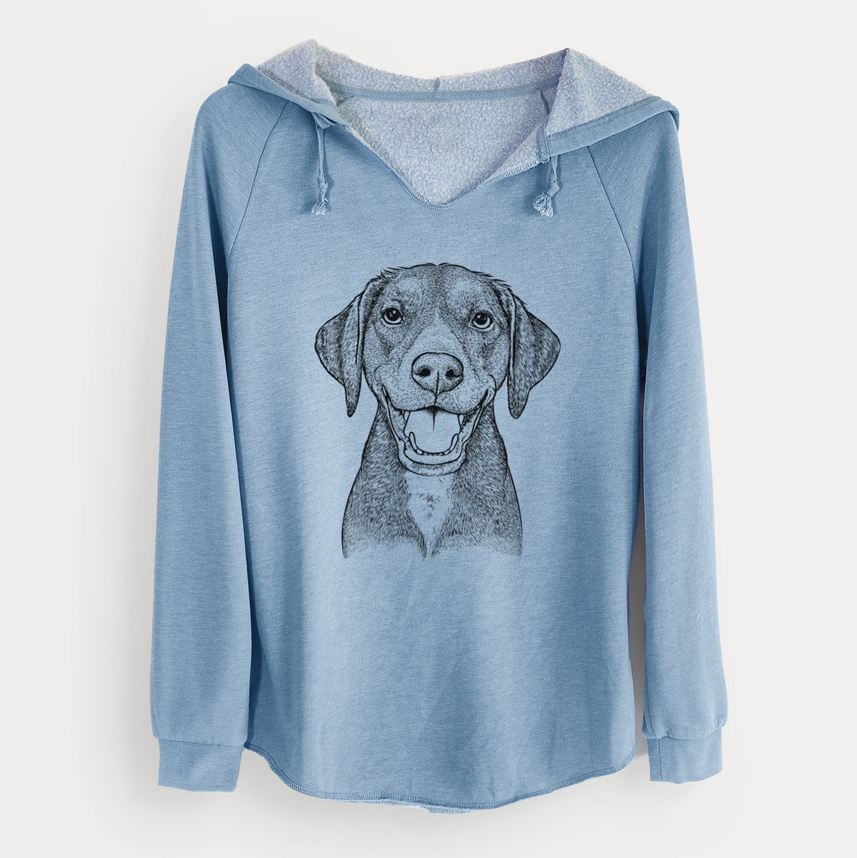 Bare Beaver the Hound Mix - Cali Wave Hooded Sweatshirt