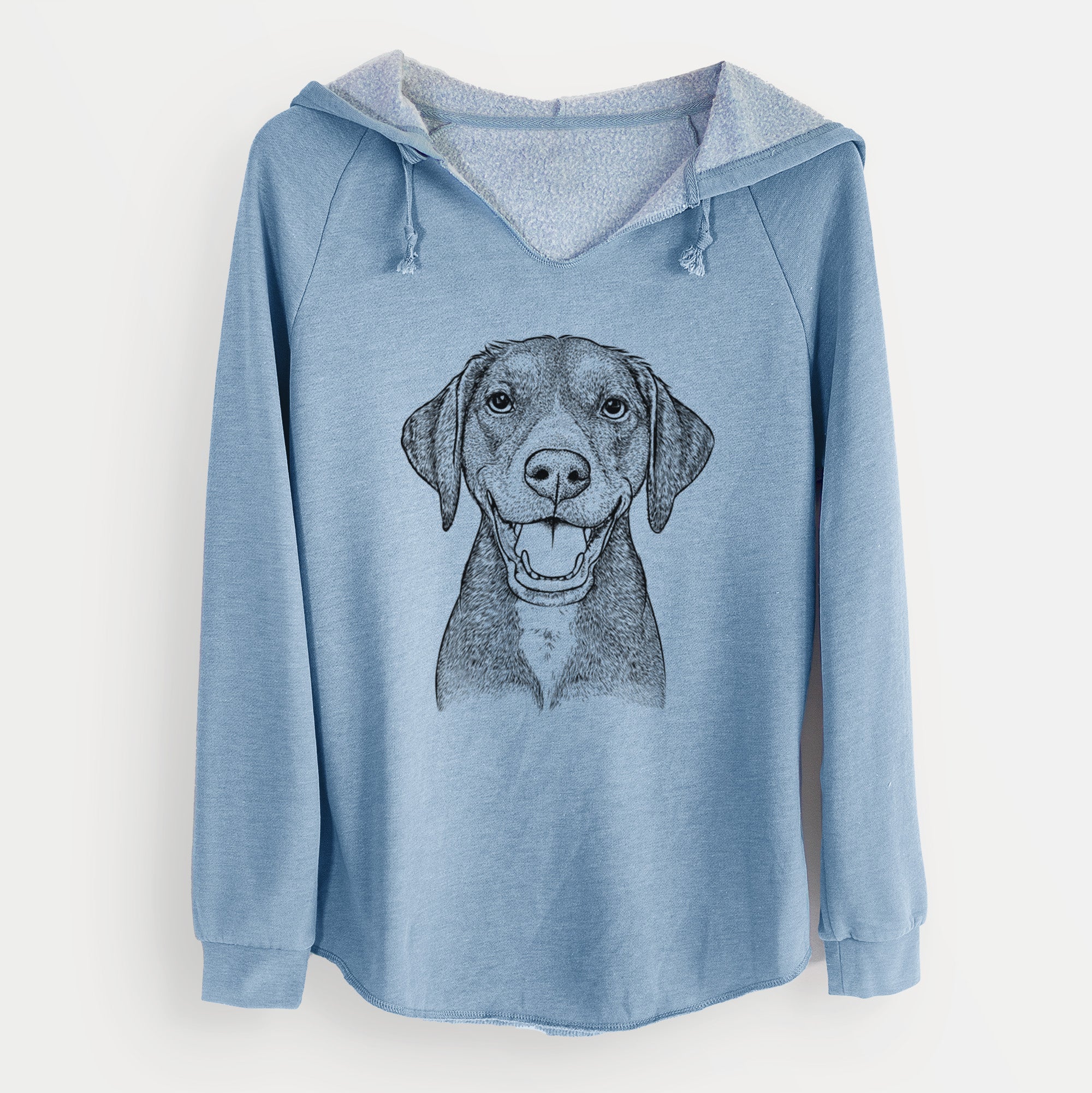 Bare Beaver the Hound Mix - Cali Wave Hooded Sweatshirt