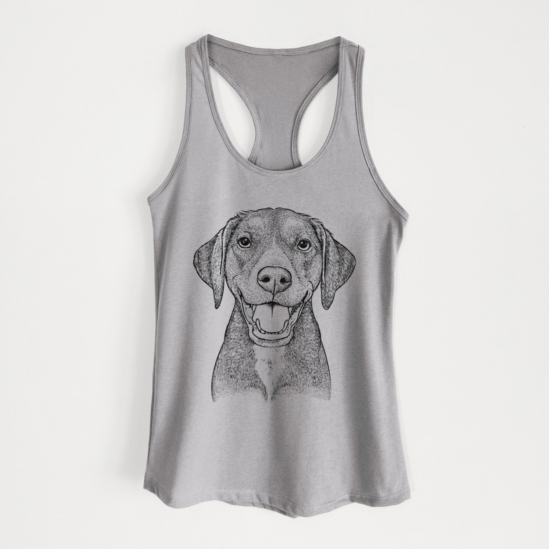 Beaver the Hound Mix - Women's Racerback Tanktop