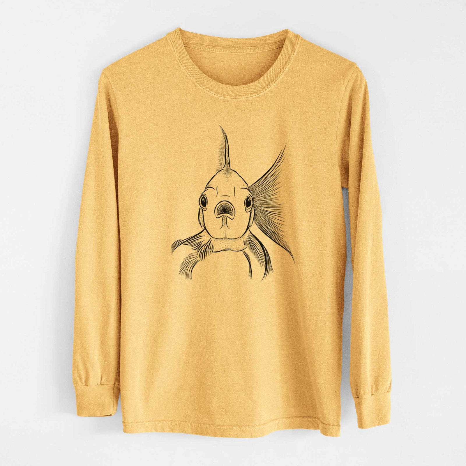 Bare Beefcake the Goldfish - Heavyweight 100% Cotton Long Sleeve