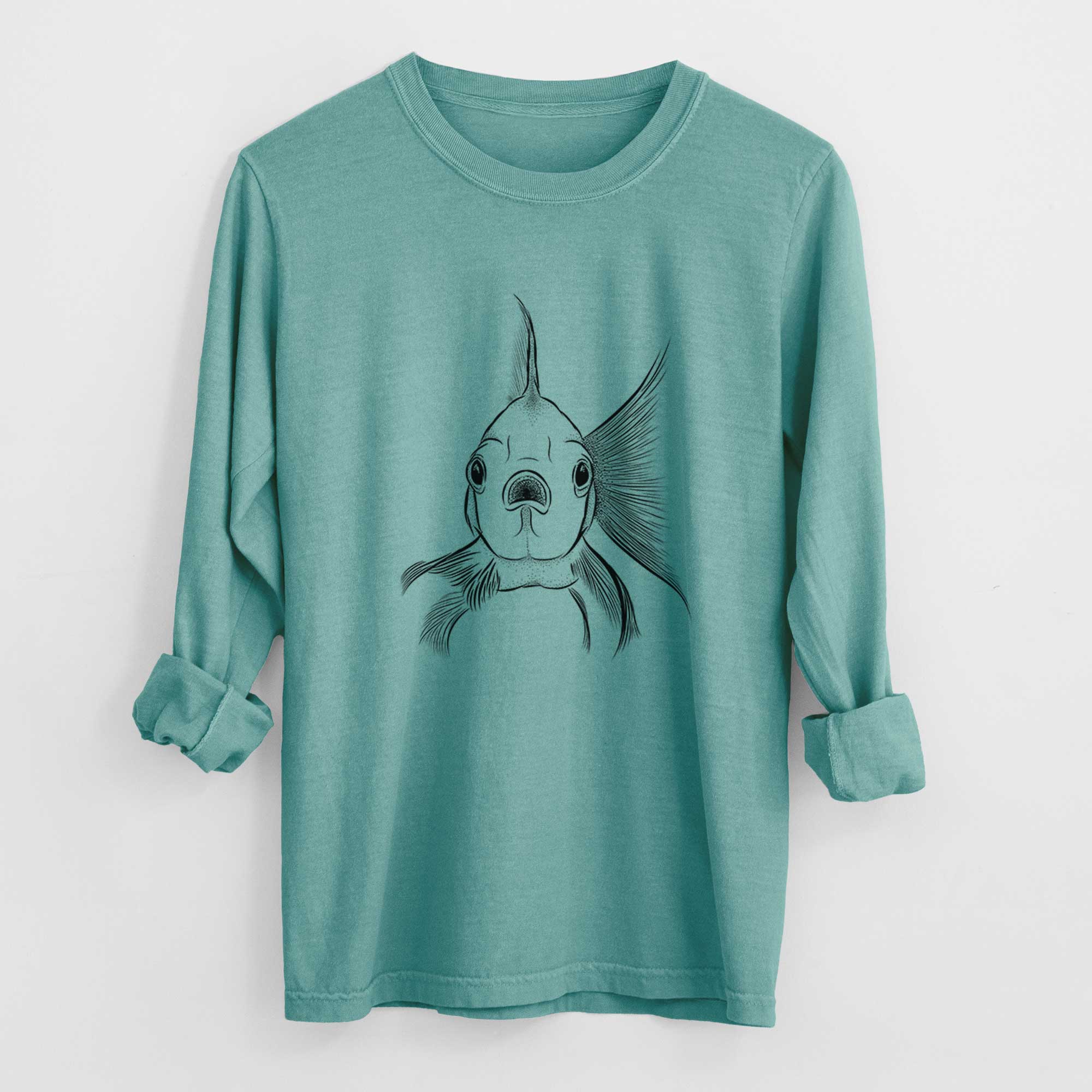 Bare Beefcake the Goldfish - Heavyweight 100% Cotton Long Sleeve