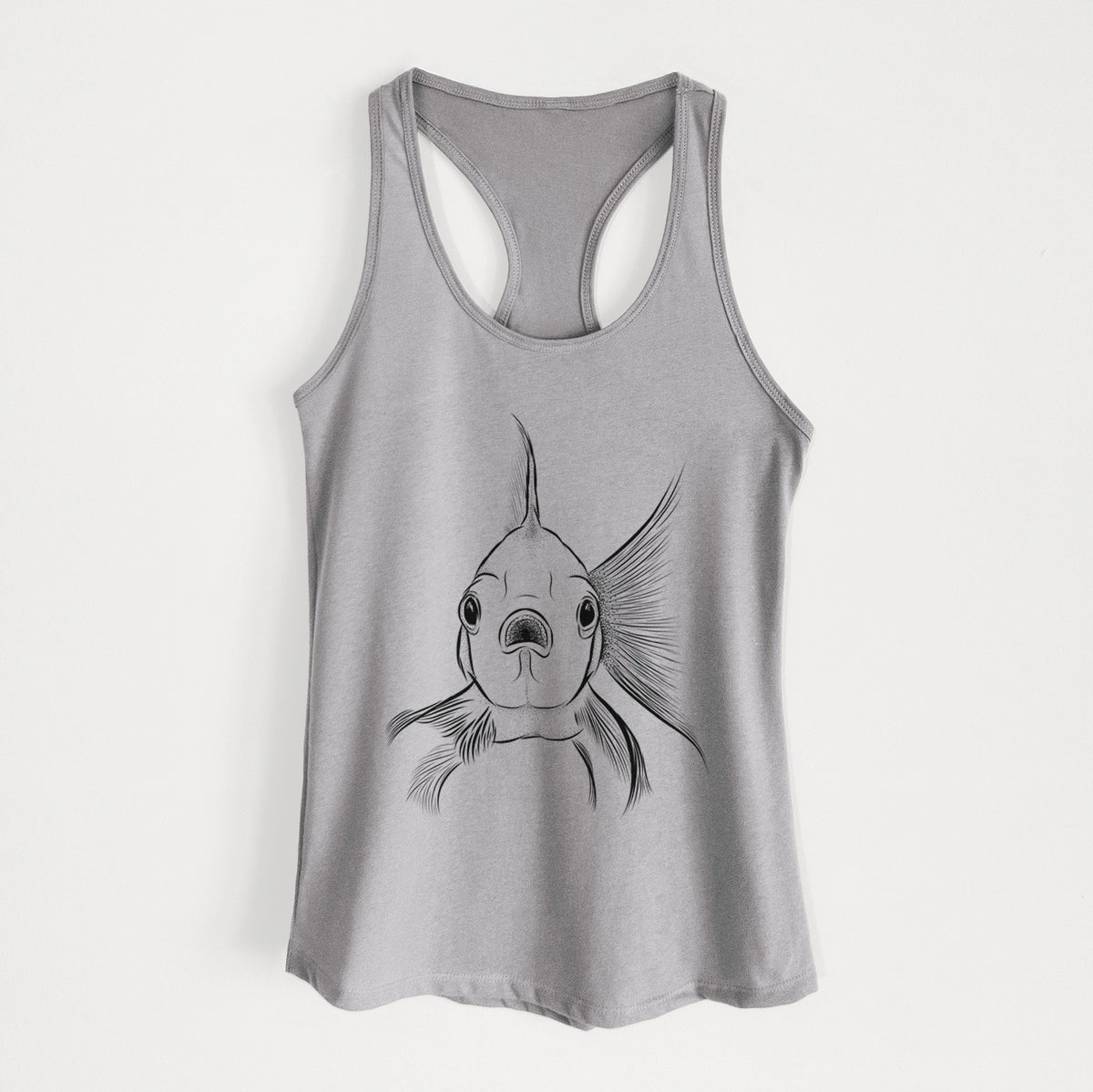 Beefcake the Goldfish - Women&#39;s Racerback Tanktop