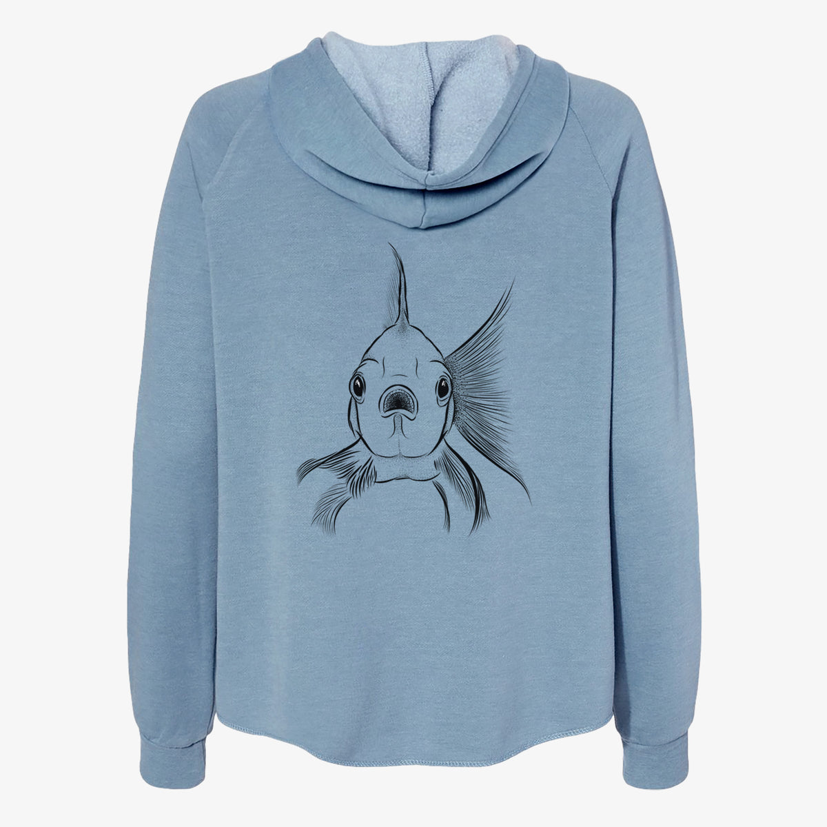 Beefcake the Goldfish - Women's Cali Wave Zip-Up Sweatshirt