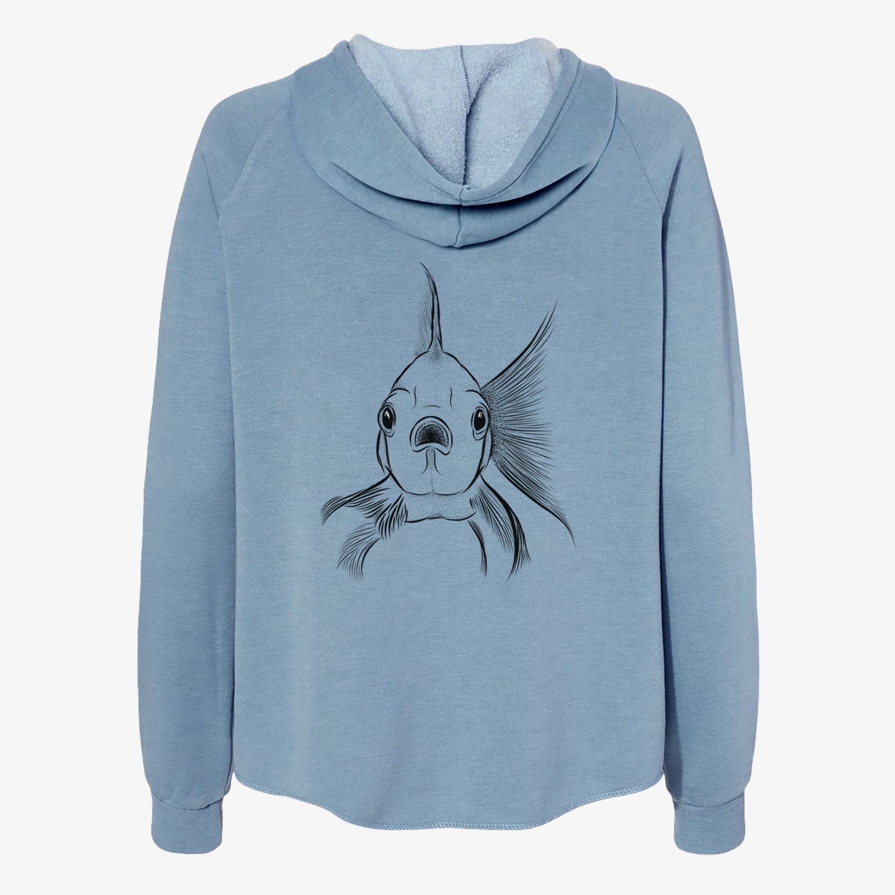 Beefcake the Goldfish - Women's Cali Wave Zip-Up Sweatshirt