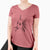 Bare Beefcake the Goldfish - Women's V-neck Shirt