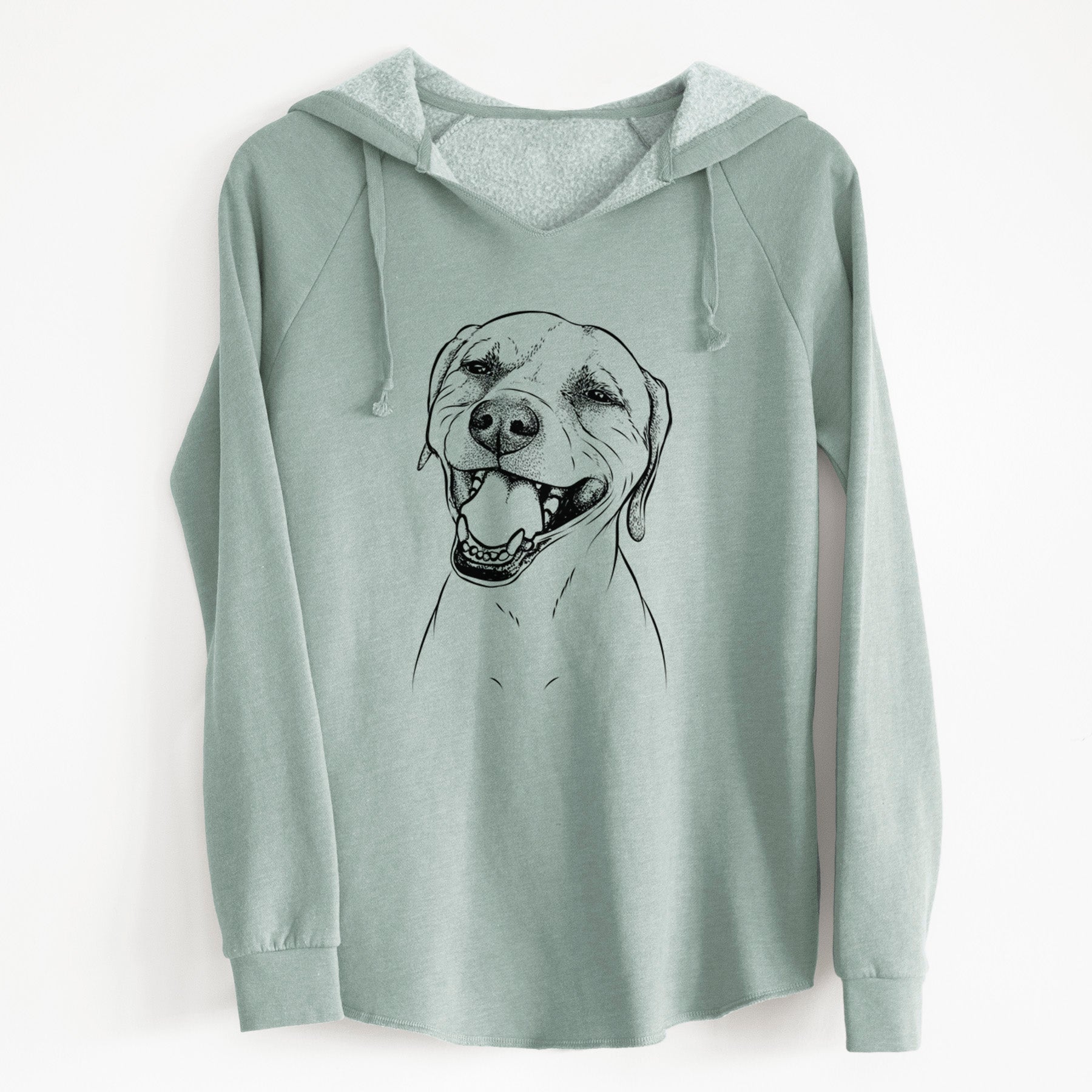 Bare Beemer the Boxer Pitbull Terrier Mix - Cali Wave Hooded Sweatshirt