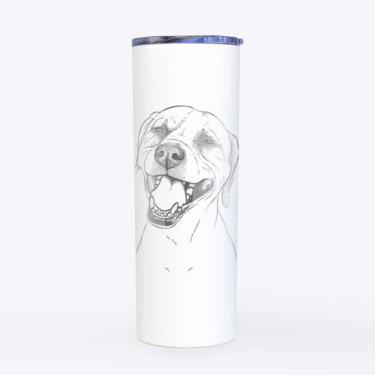 Beemer the Boxer Pitbull Terrier Mix - 20oz Skinny Tumbler