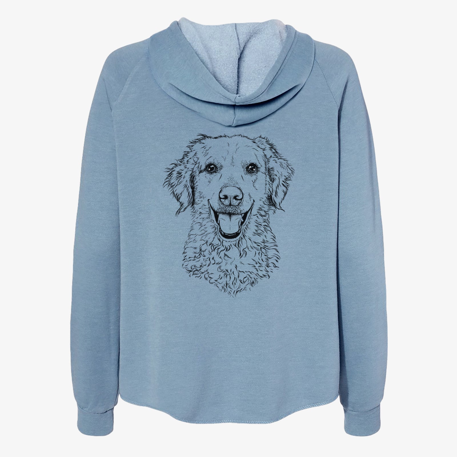 Bella Bean the Goldendoodle - Women's Cali Wave Zip-Up Sweatshirt