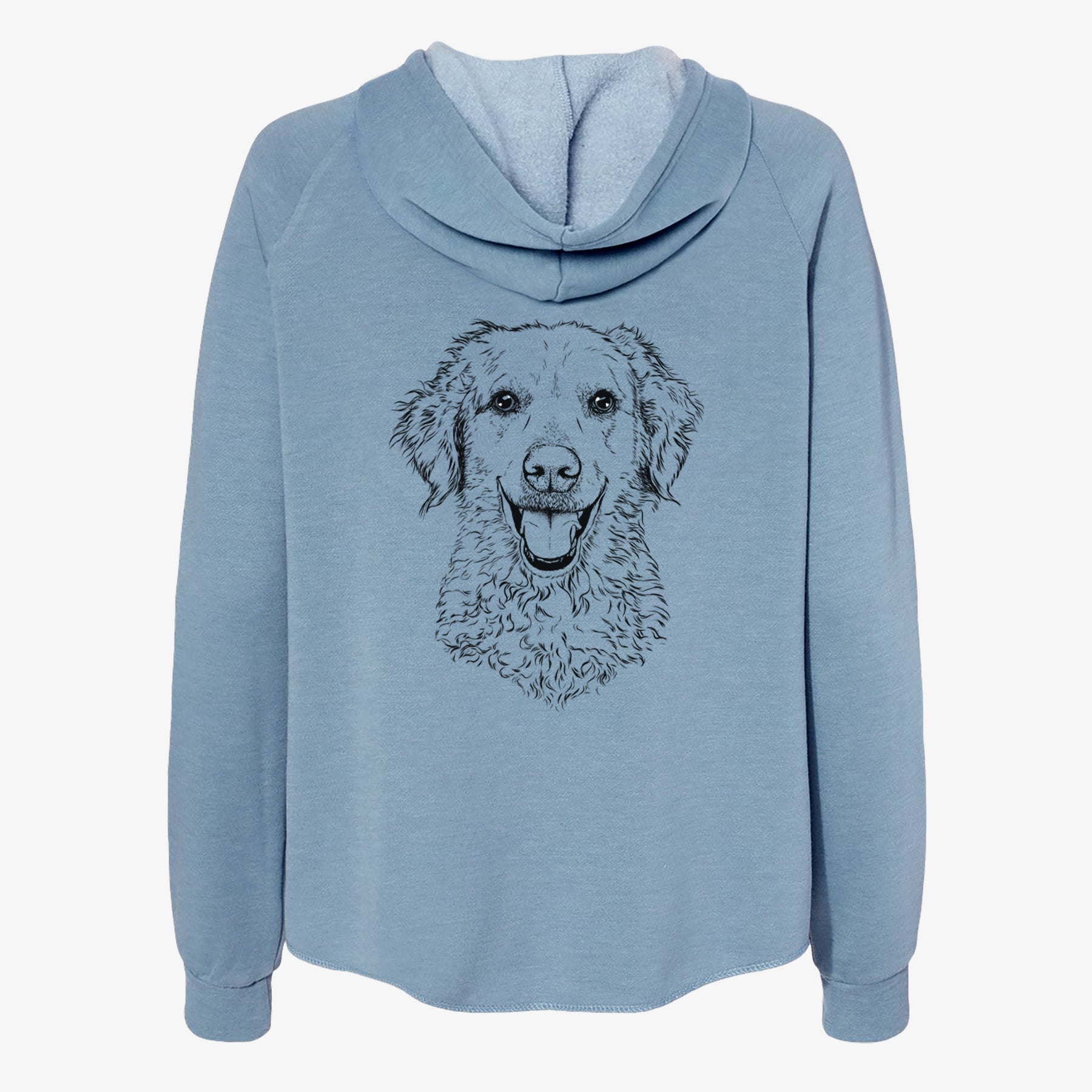 Bella Bean the Goldendoodle - Women's Cali Wave Zip-Up Sweatshirt