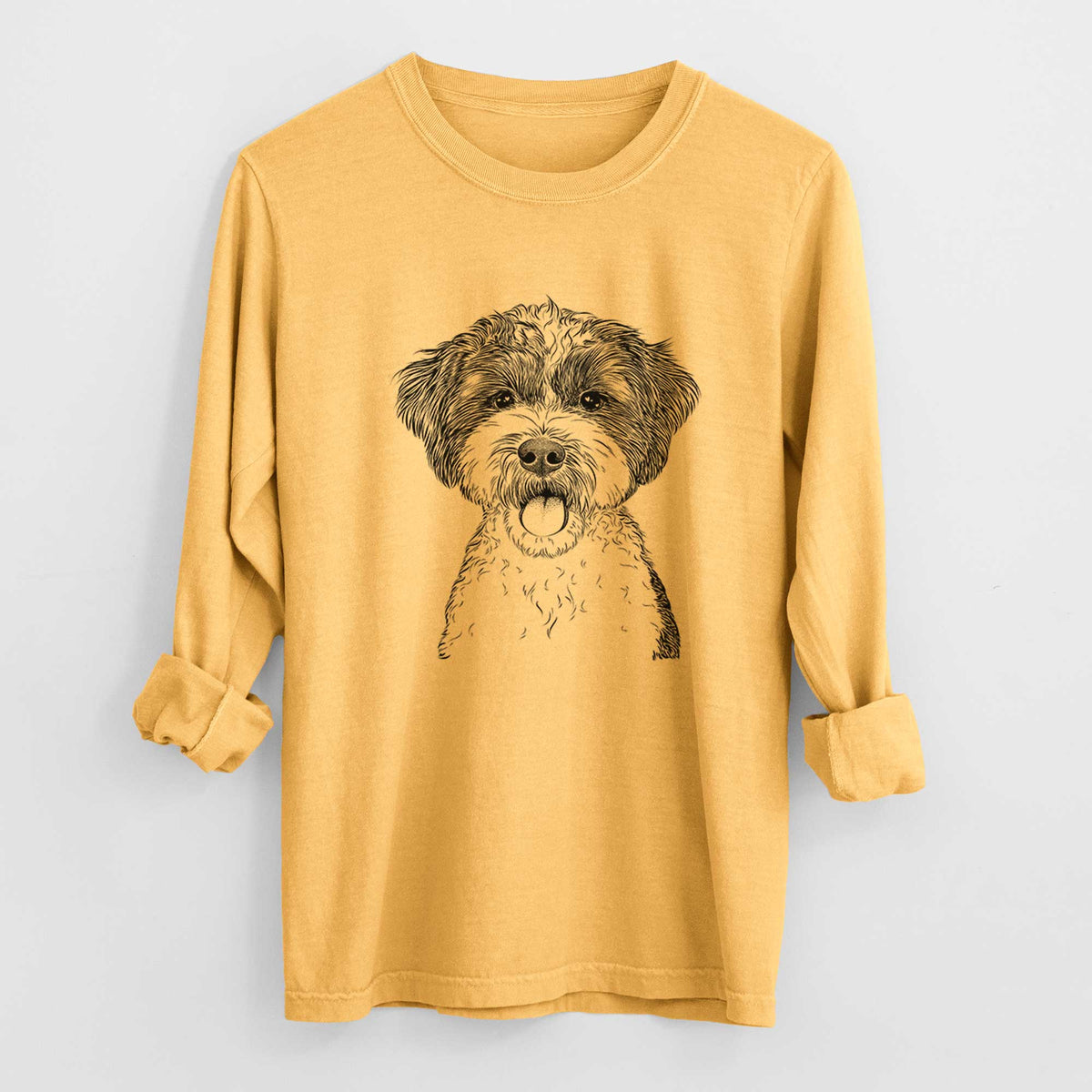 Bare Bella the Cockapoo - Heavyweight 100% Cotton Long Sleeve