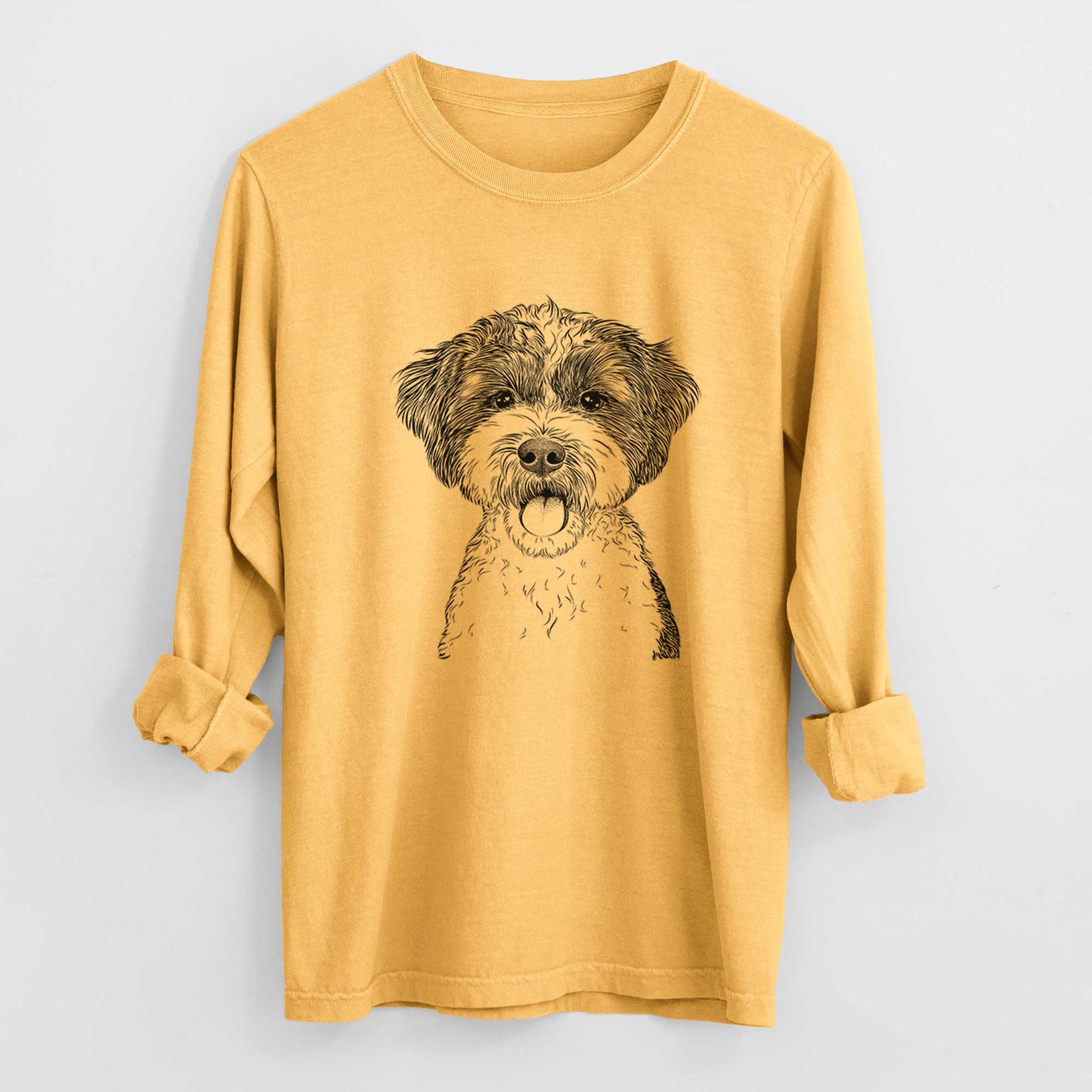 Bare Bella the Cockapoo - Heavyweight 100% Cotton Long Sleeve