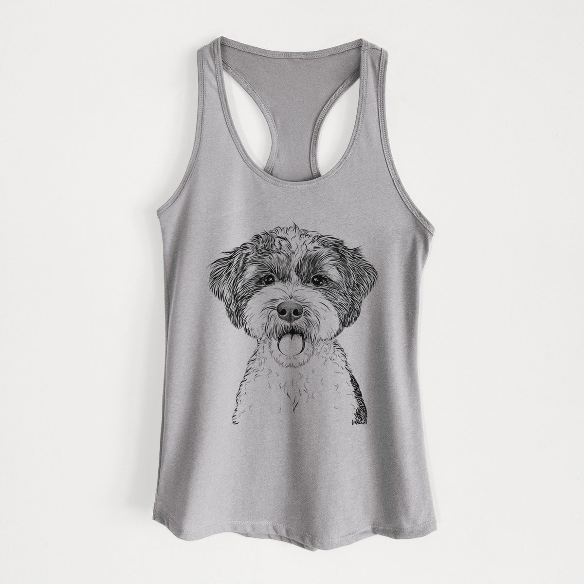 Bella the Cockapoo - Women&#39;s Racerback Tanktop