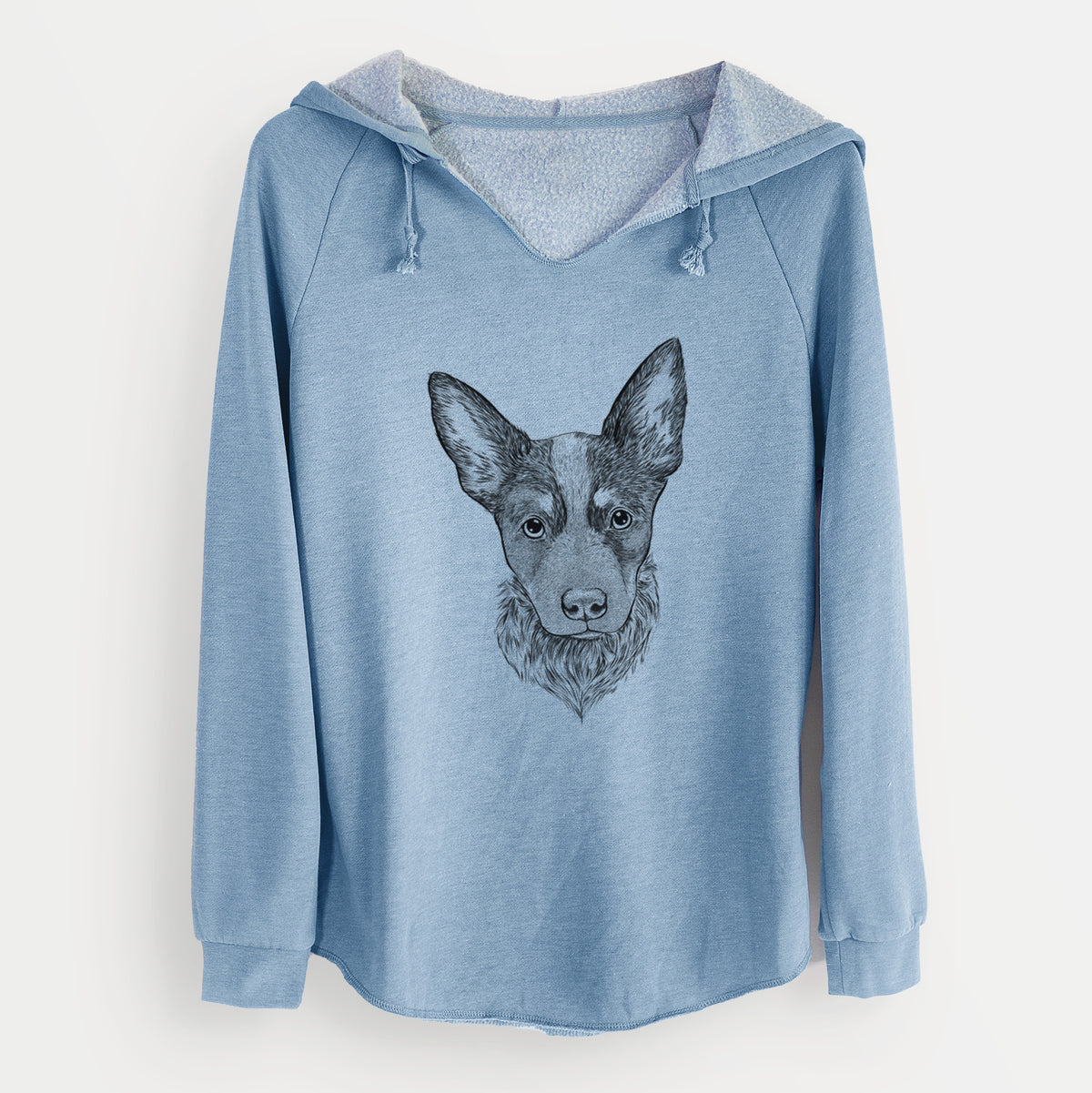 Bare Bella the Blue Heeler Puppy - Cali Wave Hooded Sweatshirt