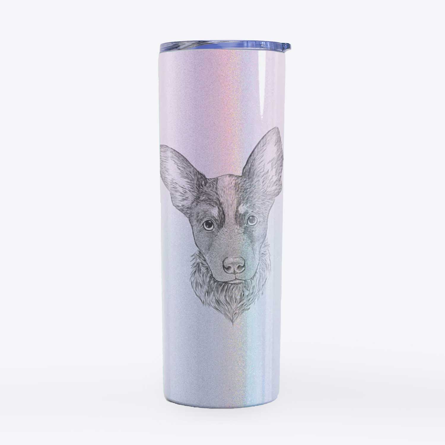 Bella the Blue Heeler Puppy - 20oz Skinny Tumbler