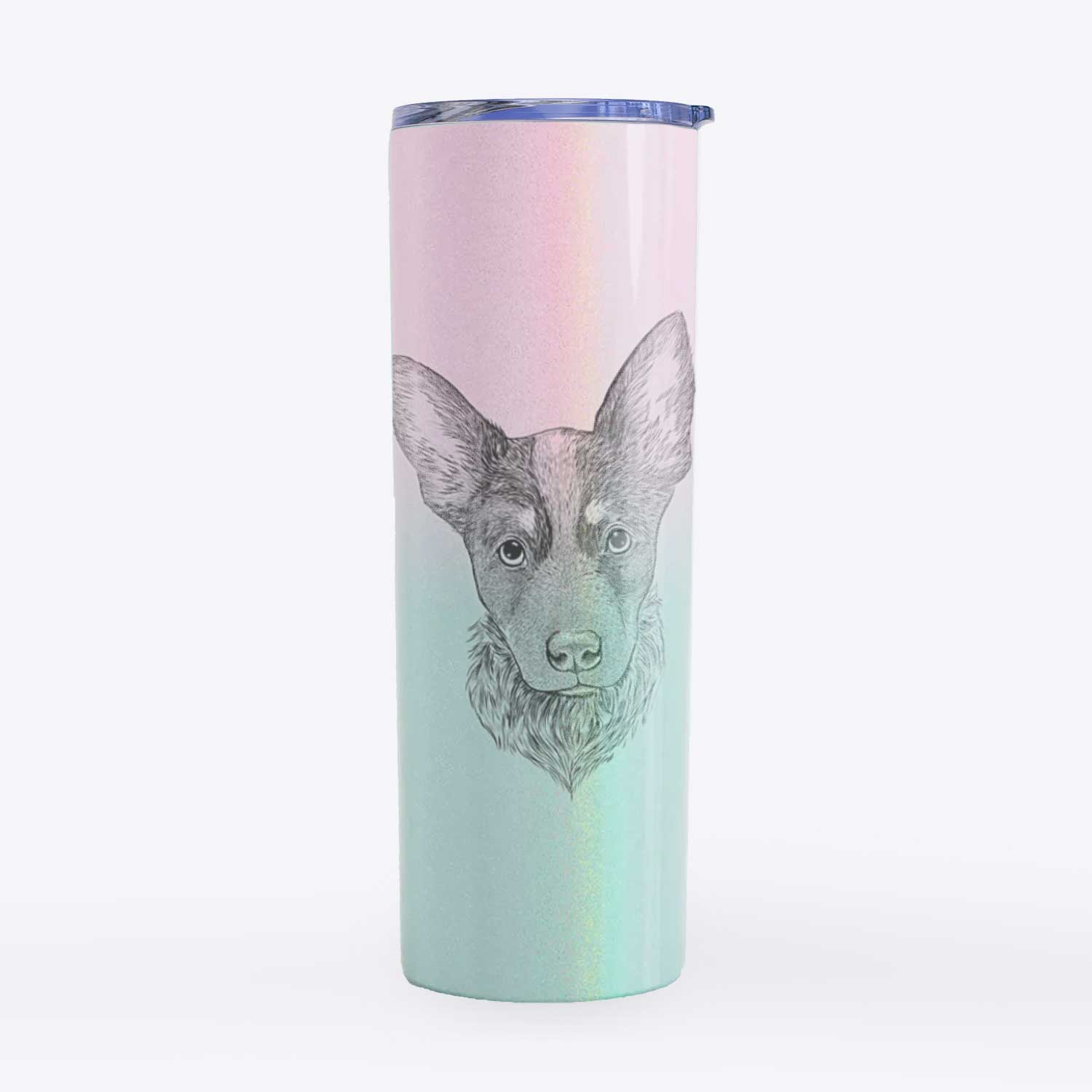 Bella the Blue Heeler Puppy - 20oz Skinny Tumbler