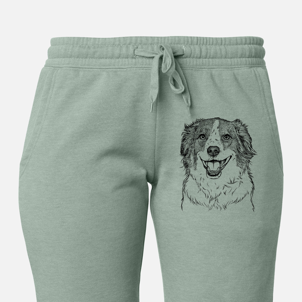 Belle the Australian Shepherd Mix - Women&#39;s Cali Wave Joggers