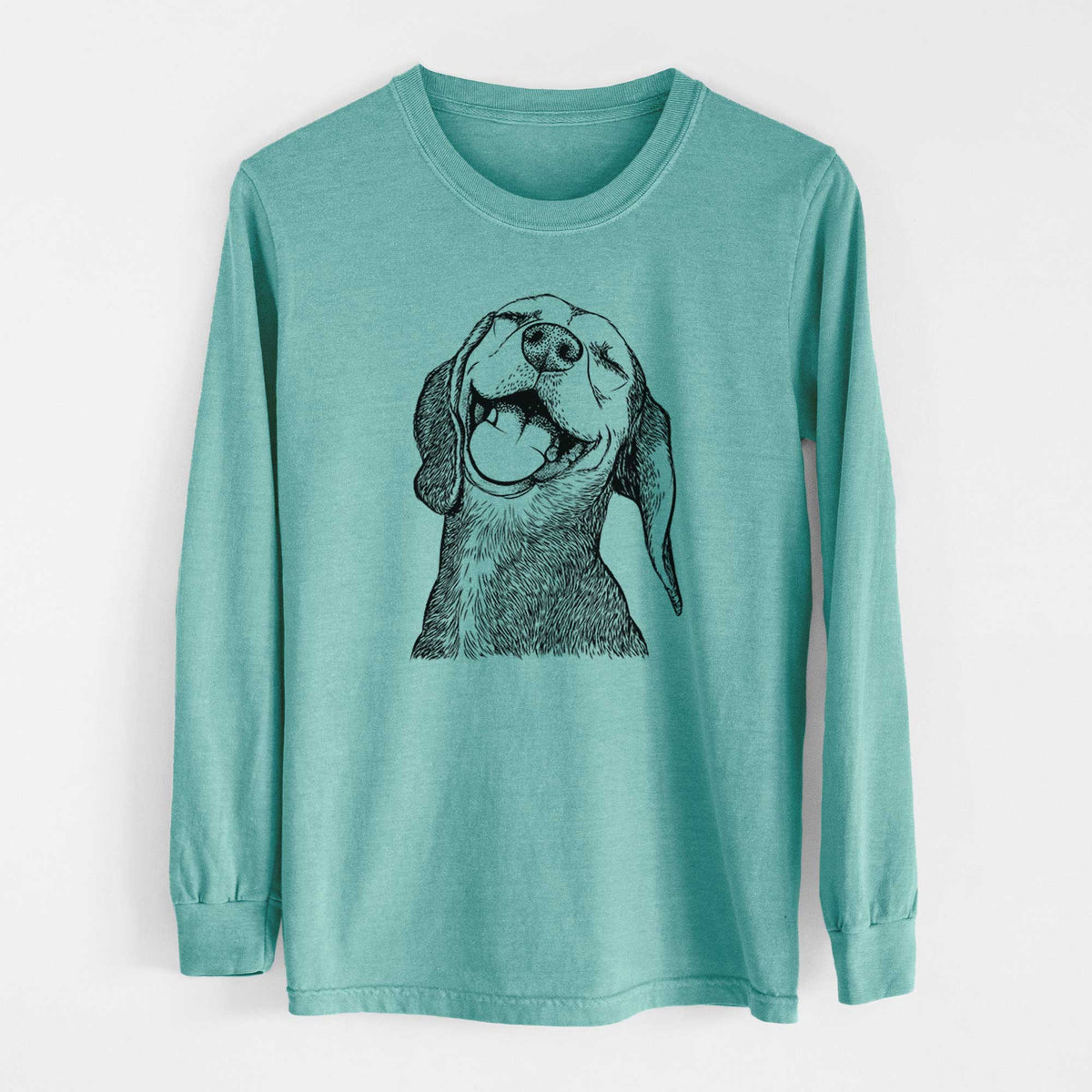 Bare Belle the Hound Mix - Heavyweight 100% Cotton Long Sleeve