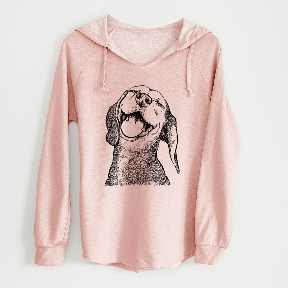 Bare Belle the Hound Mix - Cali Wave Hooded Sweatshirt