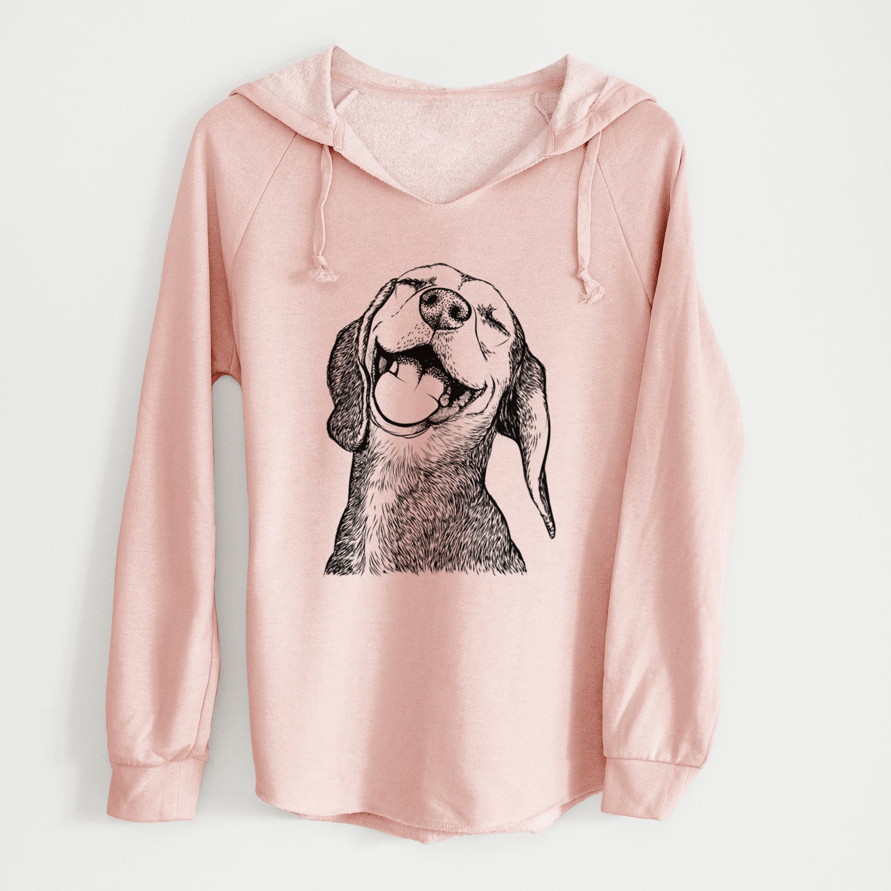Bare Belle the Hound Mix - Cali Wave Hooded Sweatshirt