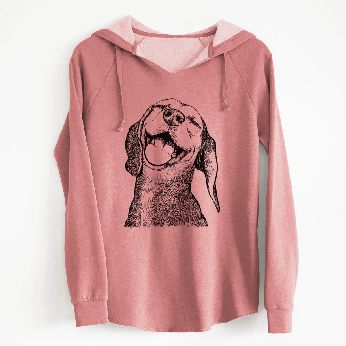 Bare Belle the Hound Mix - Cali Wave Hooded Sweatshirt