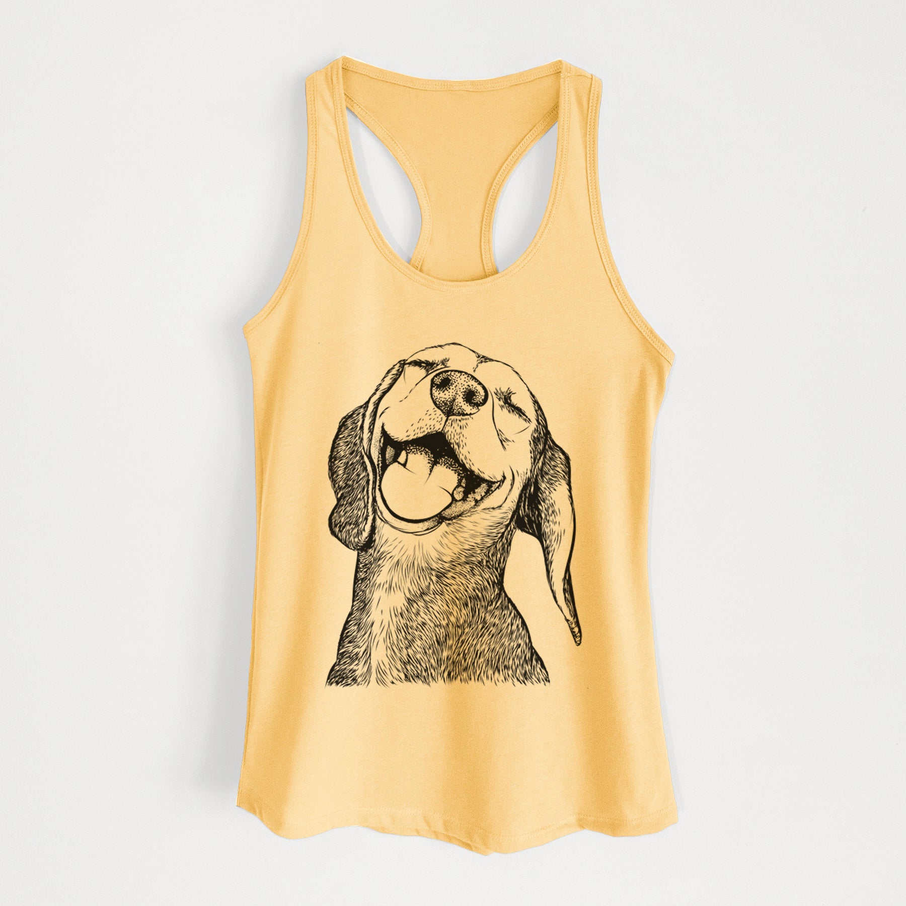 Belle the Hound Mix - Women's Racerback Tanktop