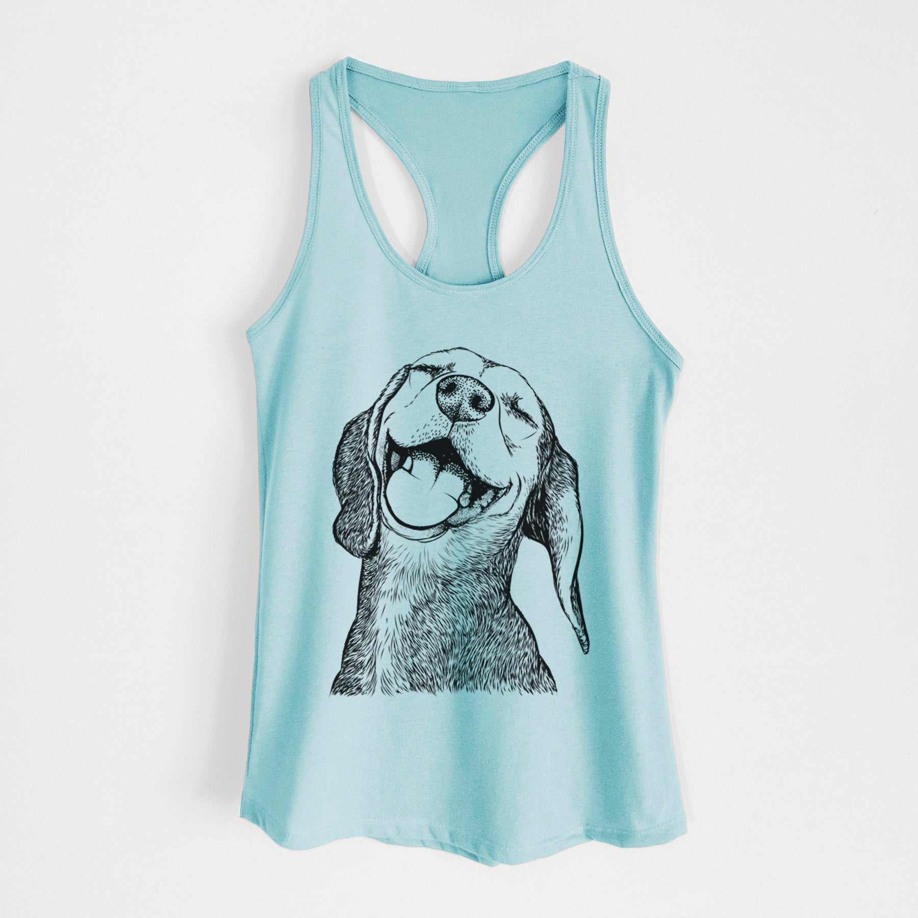 Belle the Hound Mix - Women's Racerback Tanktop