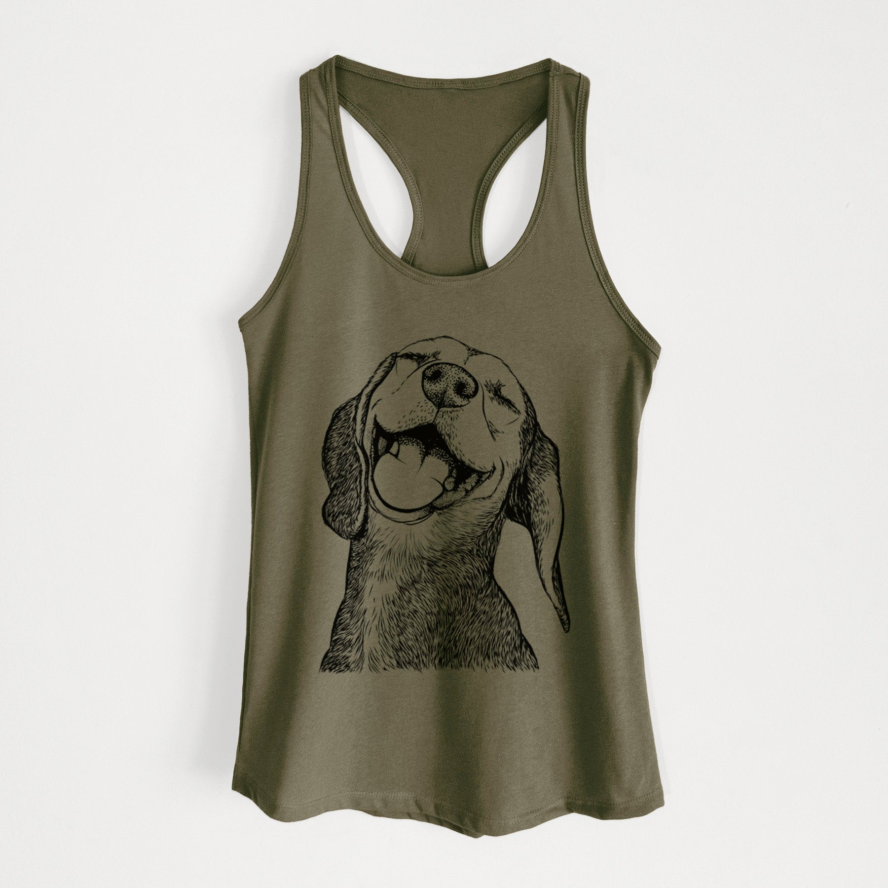 Belle the Hound Mix - Women's Racerback Tanktop