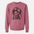 Bare Belle the Hound Mix - Unisex Pigment Dyed Crew Sweatshirt