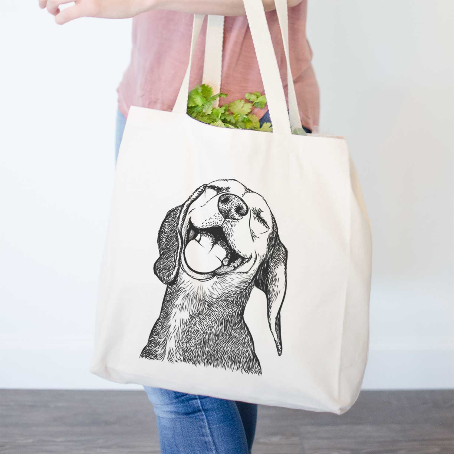 Belle the Hound Mix - Tote Bag