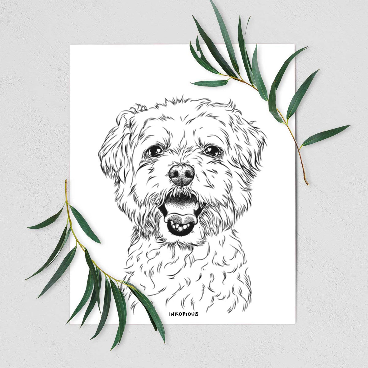 Belle the Maltipoo Art Print