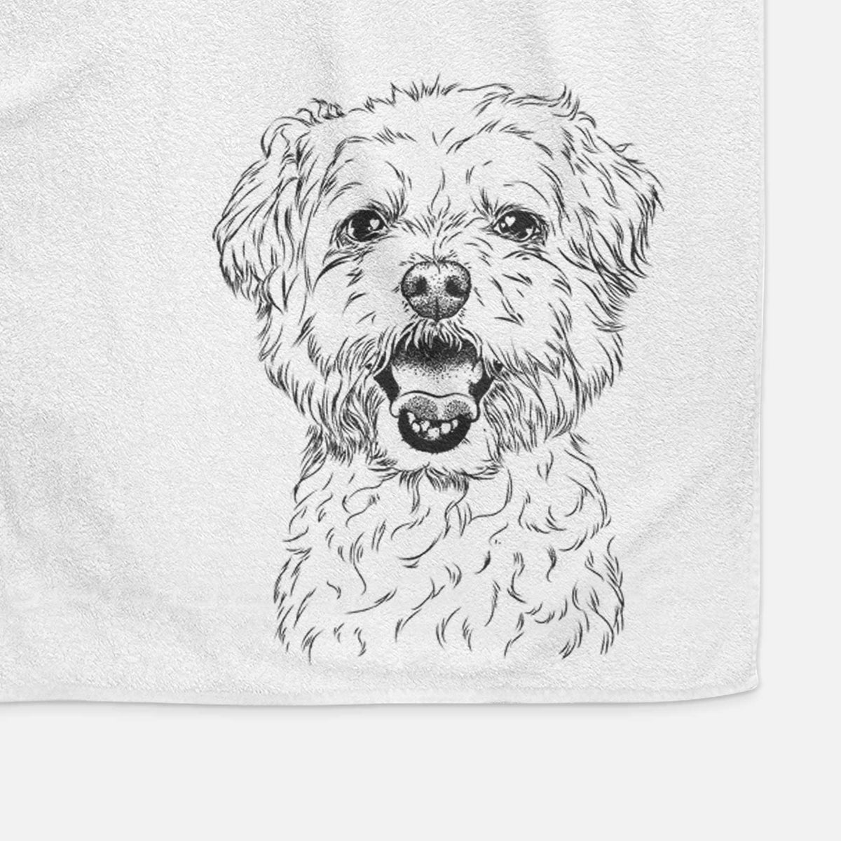 Belle the Maltipoo Decorative Hand Towel