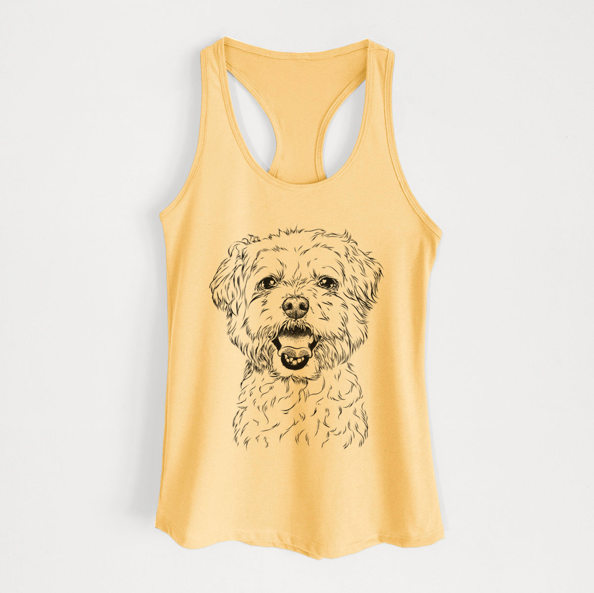 Belle the Maltipoo - Women's Racerback Tanktop