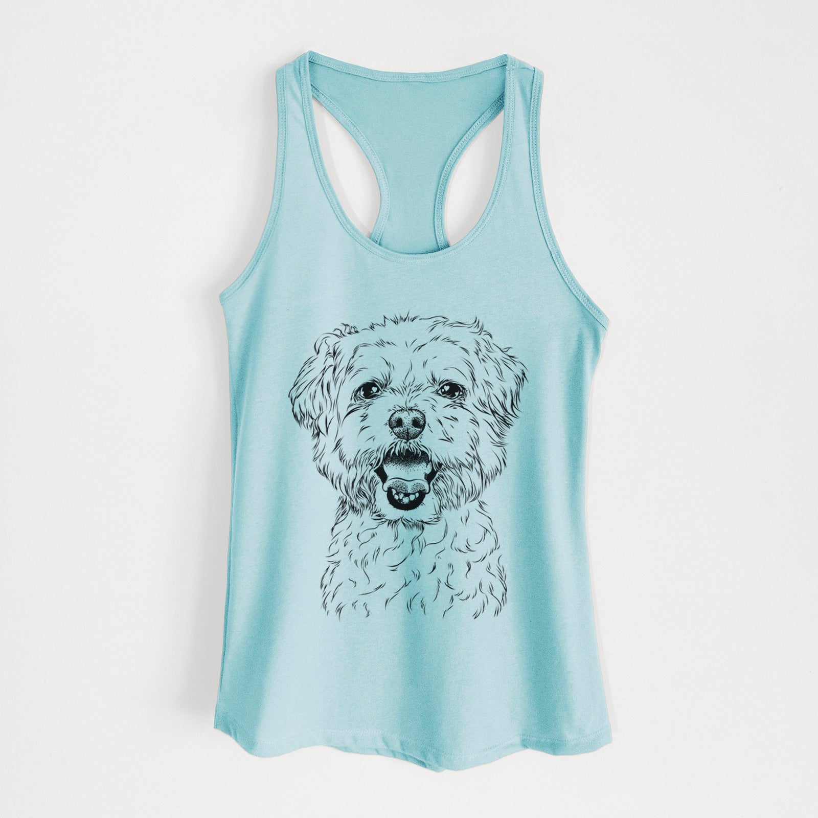 Belle the Maltipoo - Women's Racerback Tanktop