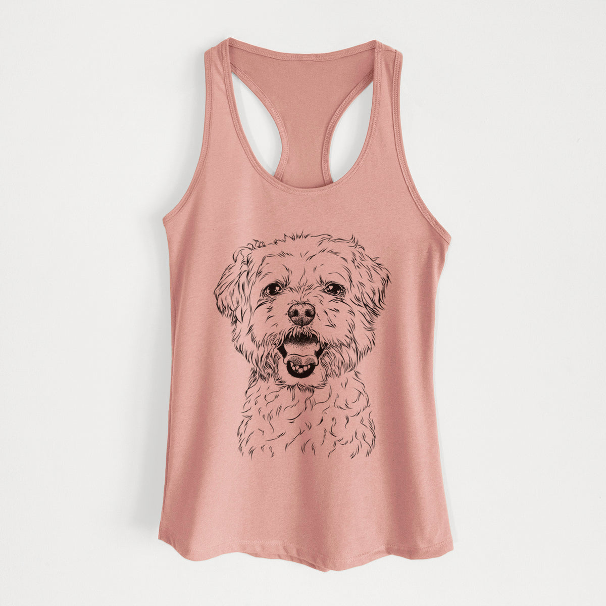 Belle the Maltipoo - Women's Racerback Tanktop