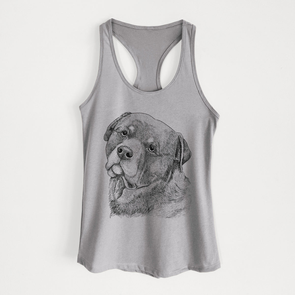 Bender the Rottweiler - Women&#39;s Racerback Tanktop