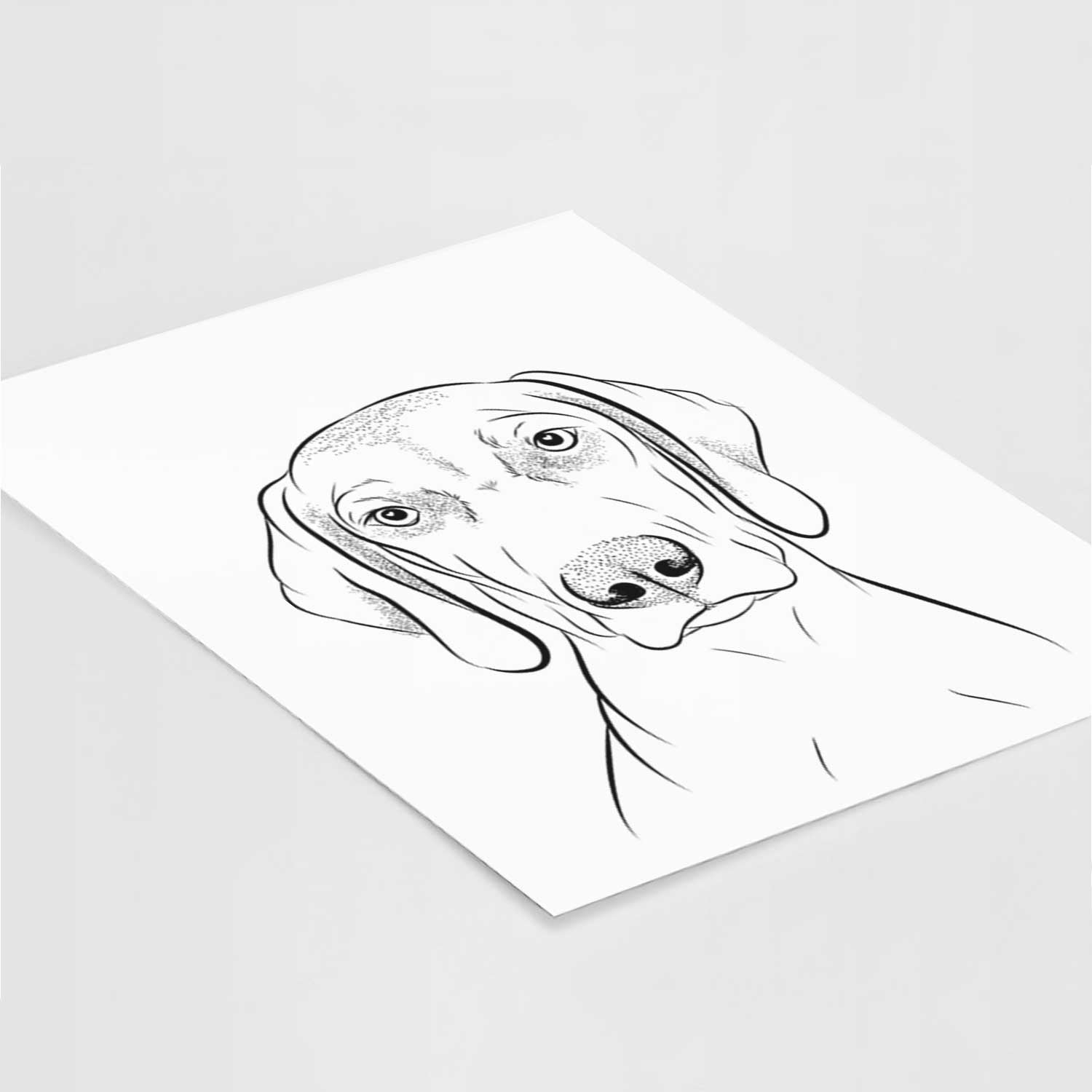 Benelli the Vizsla Art Print