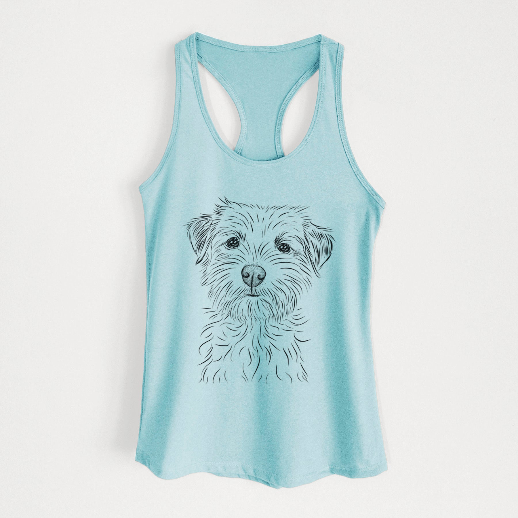 Benjamin the Border Terrier - Women's Racerback Tanktop