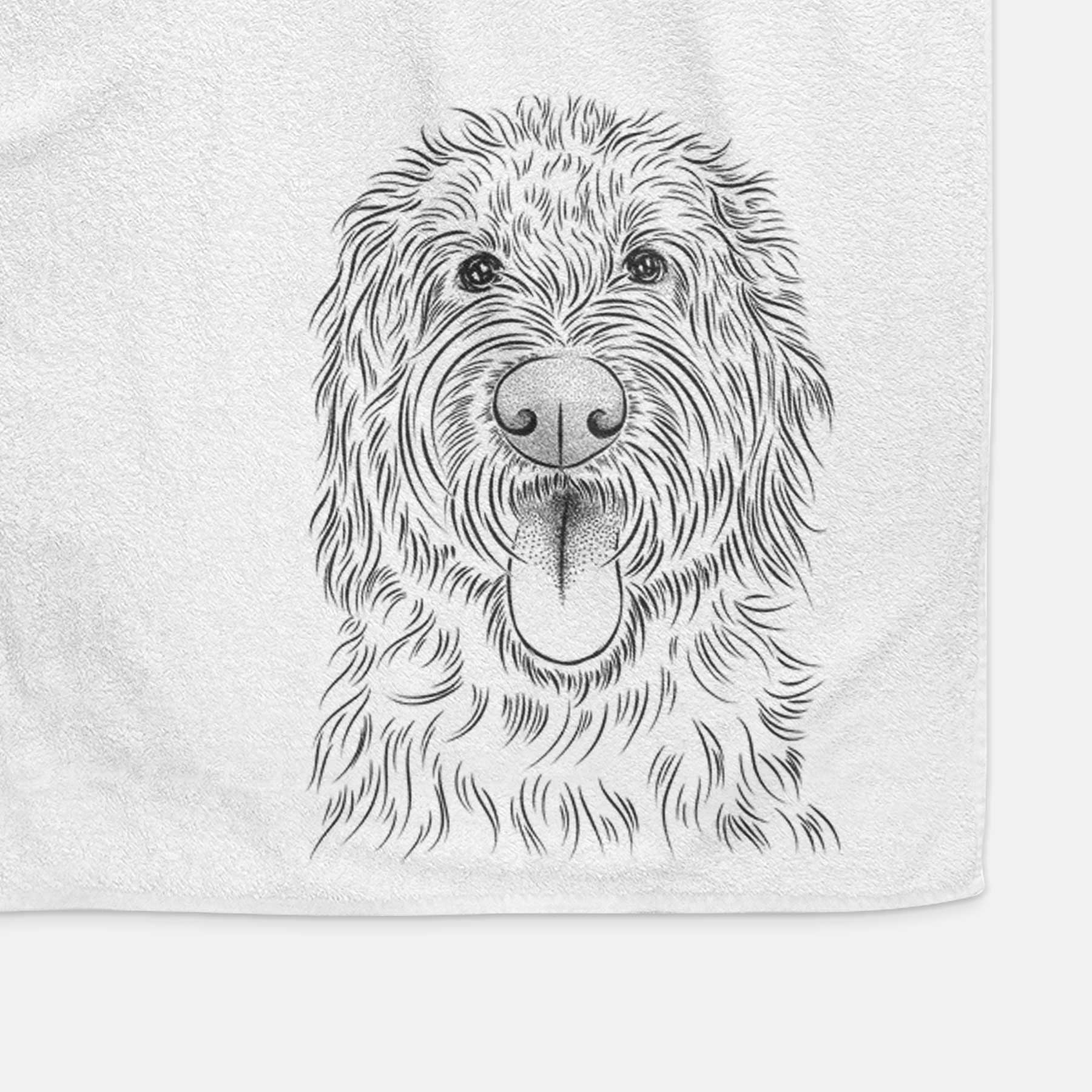 Bennett the Doodle Decorative Hand Towel