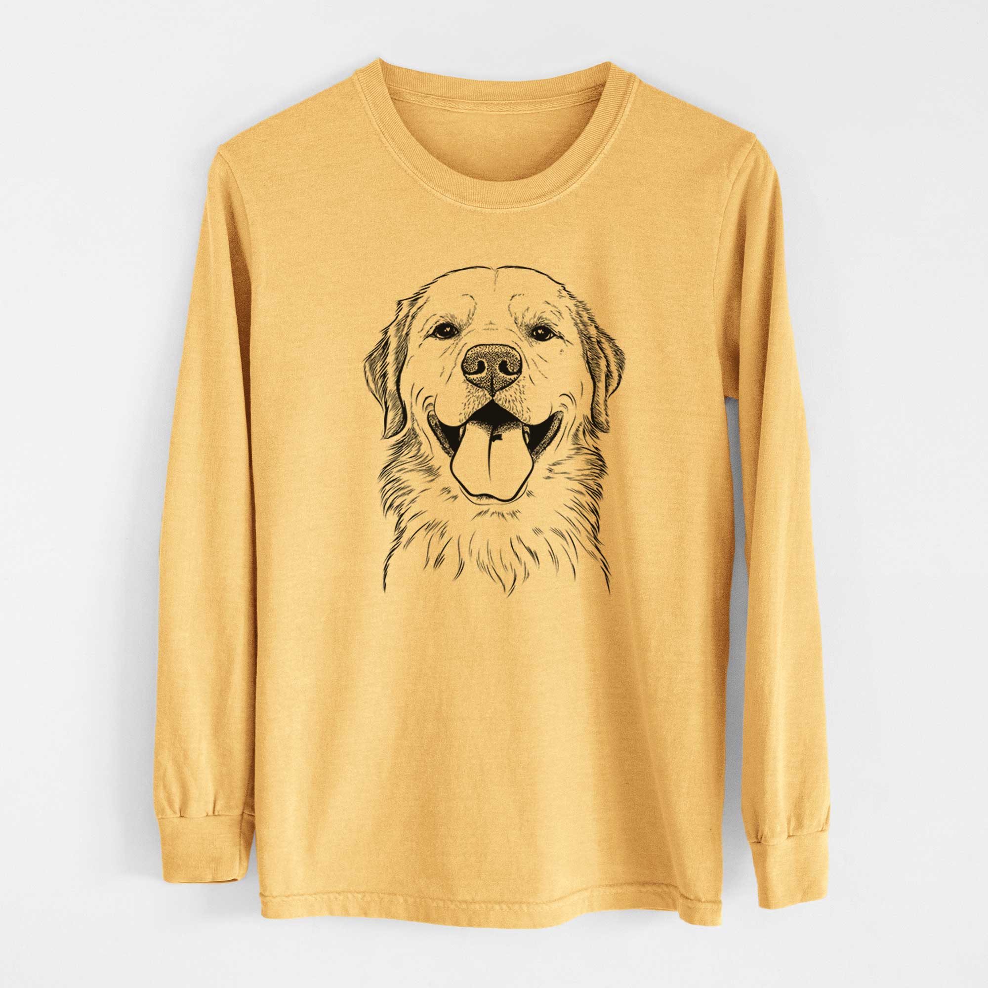 Bare Bennett the Golden Retriever - Heavyweight 100% Cotton Long Sleeve