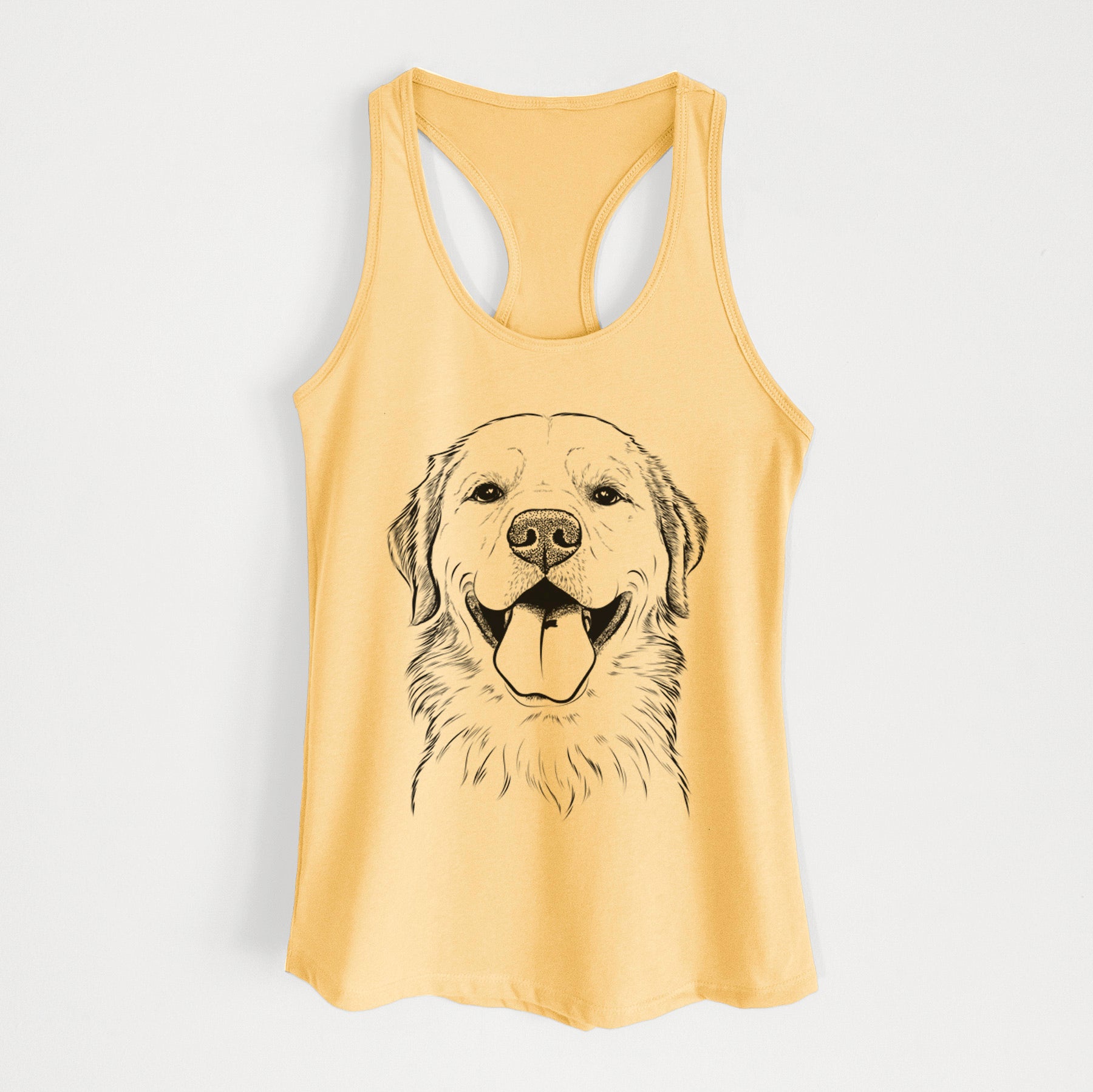 Bennett the Golden Retriever - Women's Racerback Tanktop