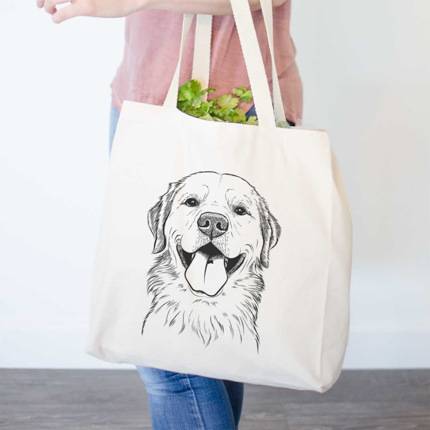 Bennett the Golden Retriever - Tote Bag