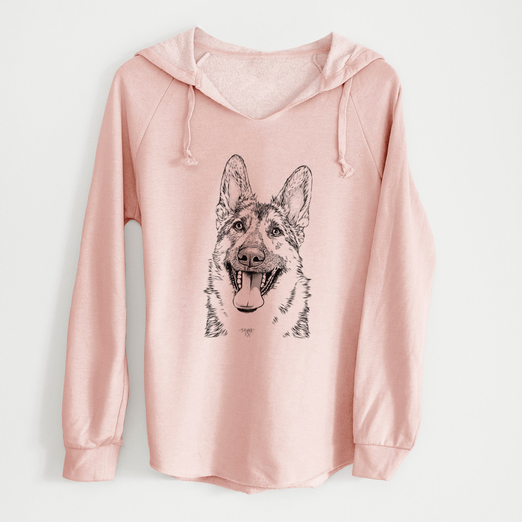 Bare Benson the German Shepherd - Cali Wave Hooded Sweatshirt