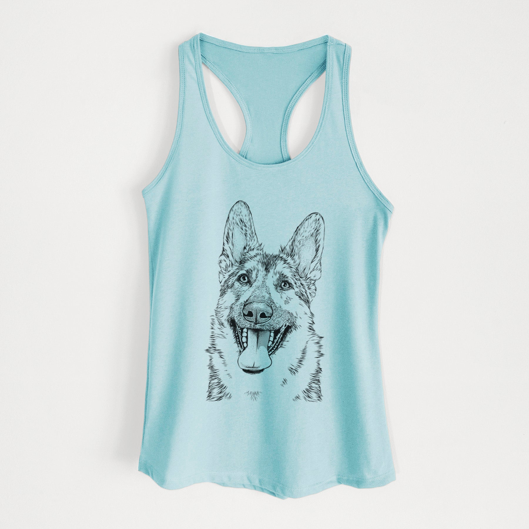 Benson the German Shepherd - Women's Racerback Tanktop