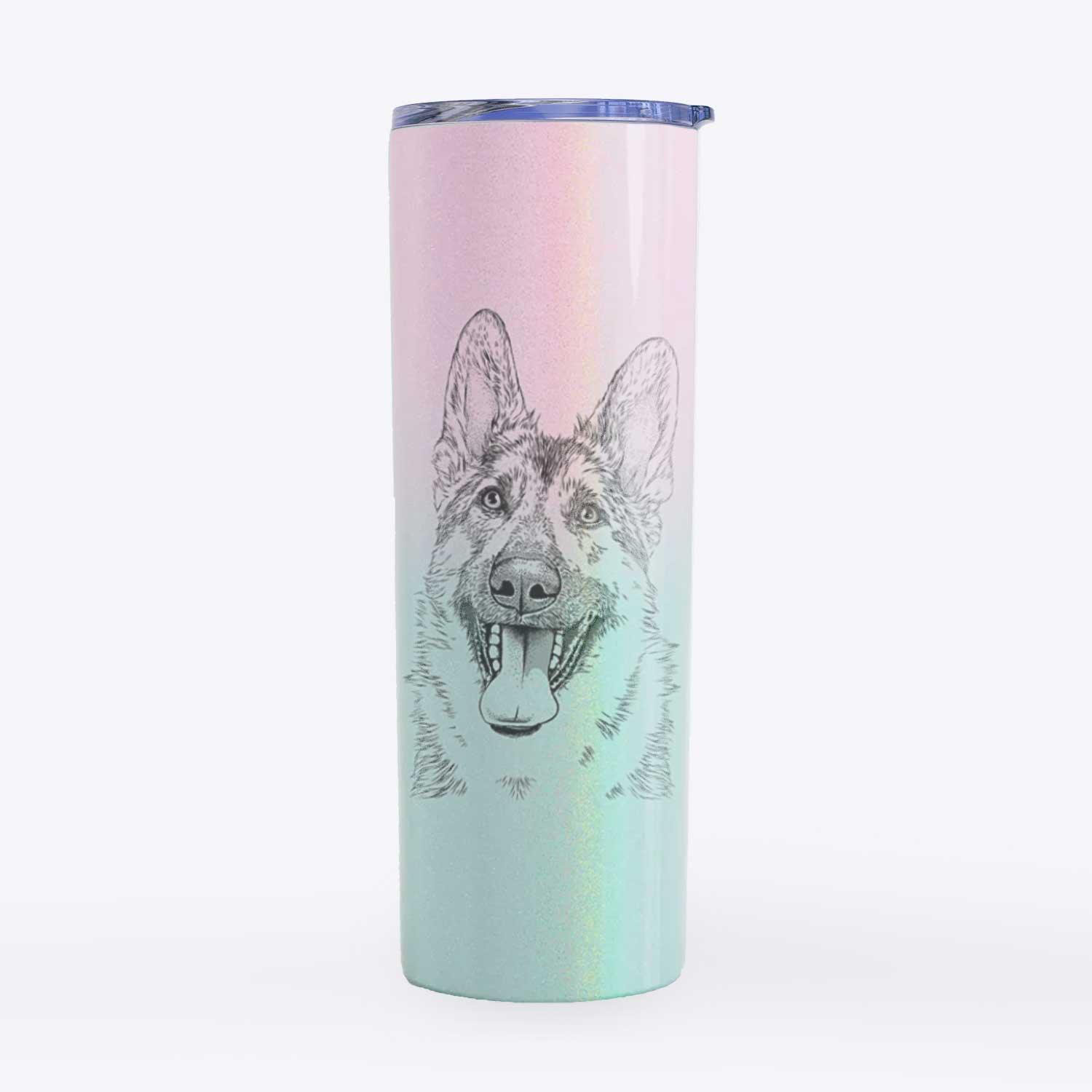 Benson the German Shepherd - 20oz Skinny Tumbler