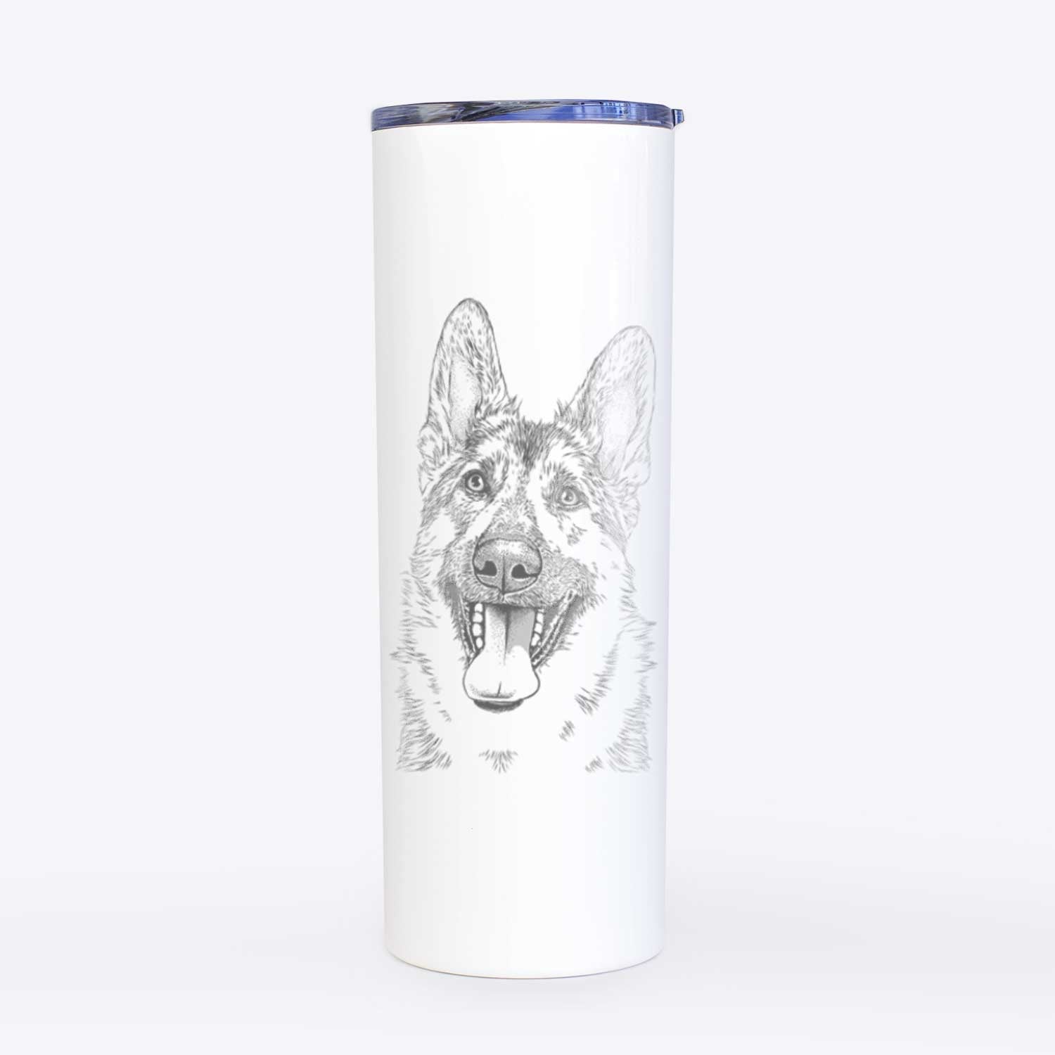 Benson the German Shepherd - 20oz Skinny Tumbler