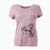 Bare Benson the English Bulldog - Women's V-neck Shirt