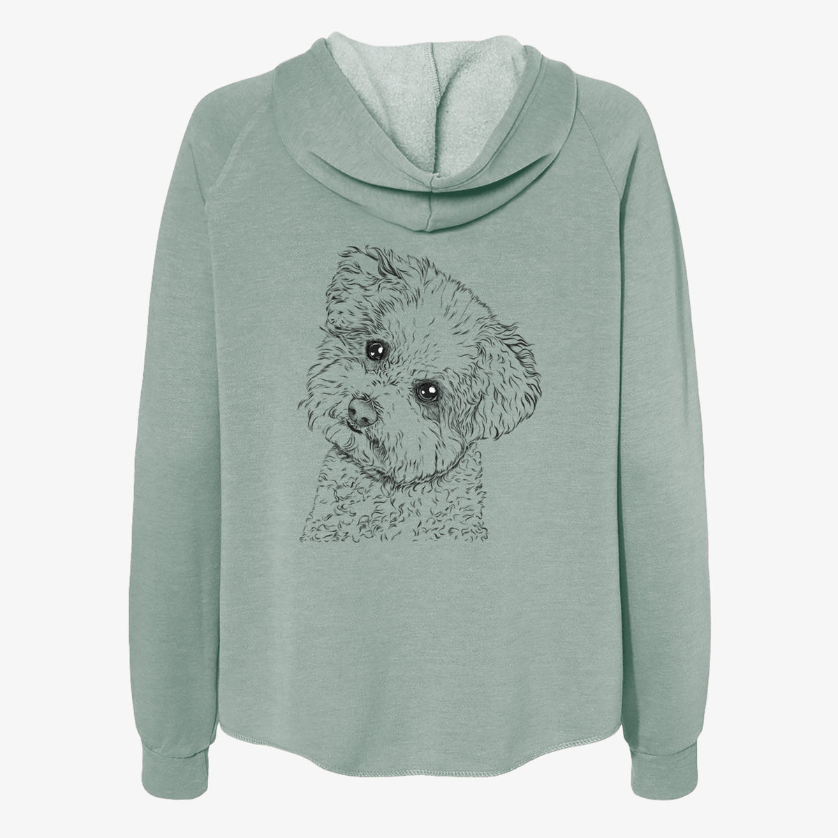 Bento the Bolognese - Women's Cali Wave Zip-Up Sweatshirt