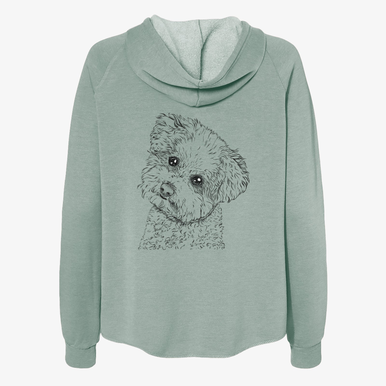 Bento the Bolognese - Women's Cali Wave Zip-Up Sweatshirt