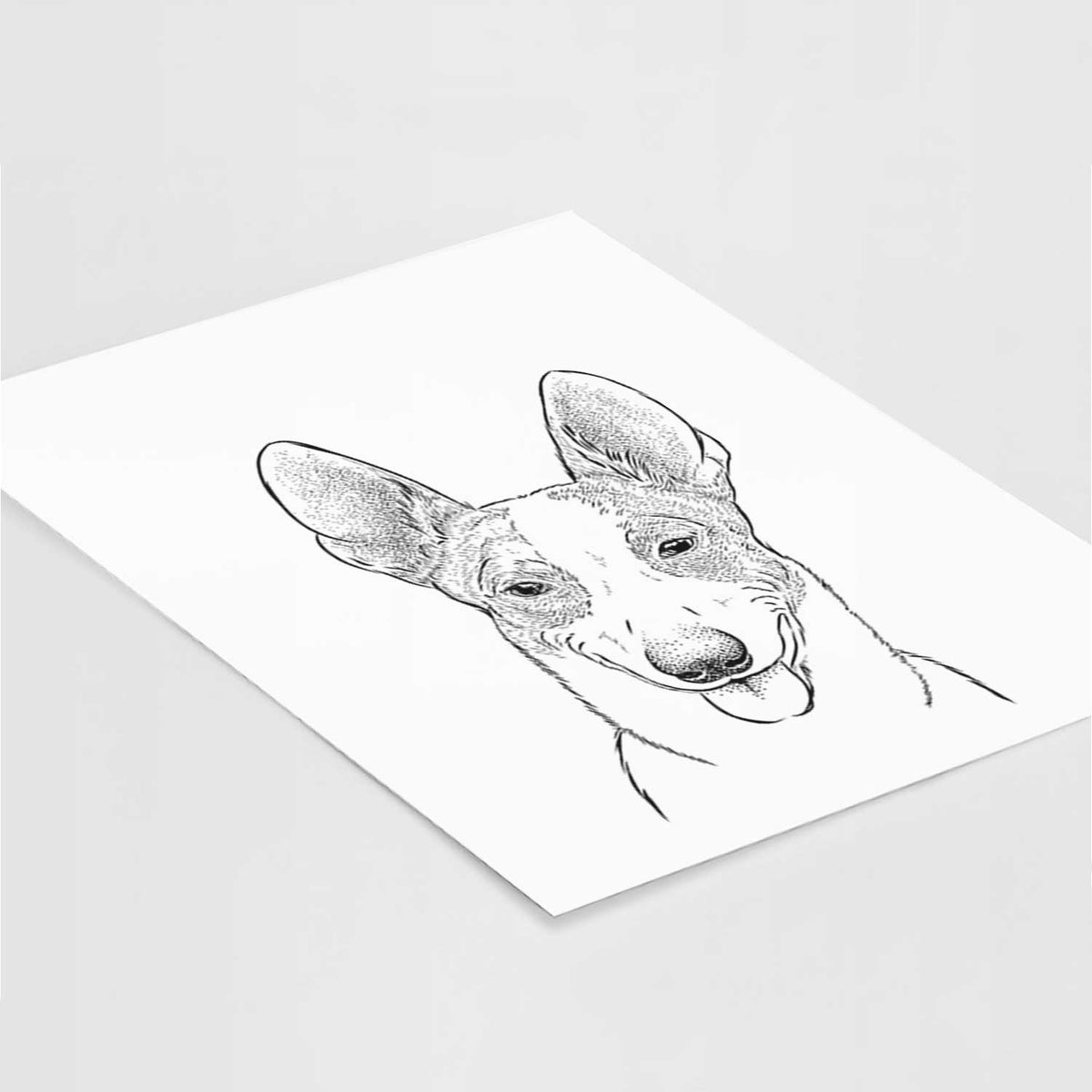 Berlin the Carolina Dog Art Print