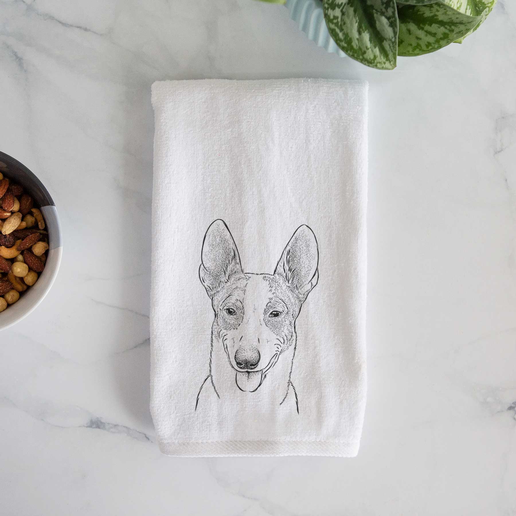 Berlin the Carolina Dog Decorative Hand Towel